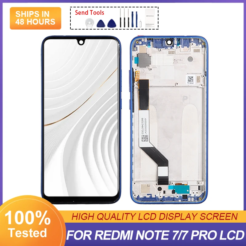 

6.3 Inch For Xiaomi Redmi Note 7 Pro Lcd Touch Screen Digitizer Assembly Replacement For Redmi Note 7 Display With Tools