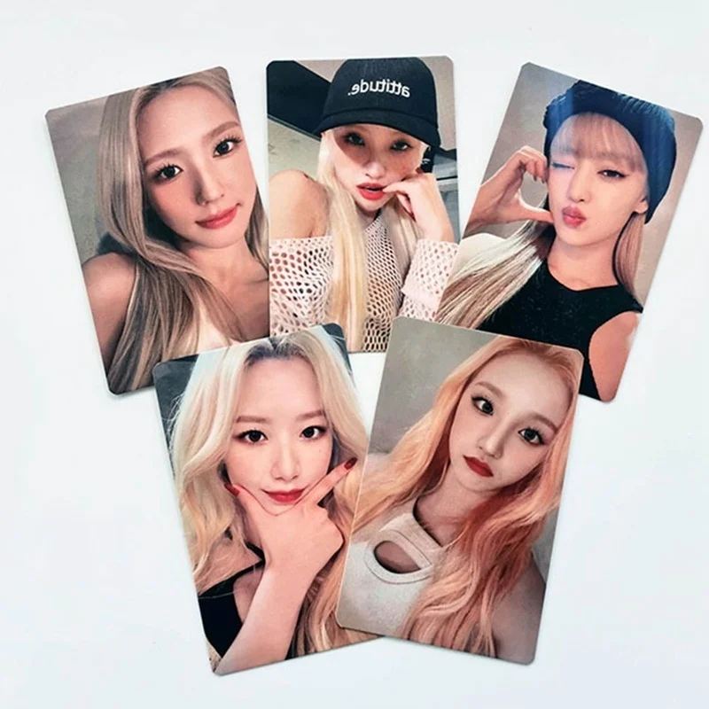 

5PCS/Set Kpop Idol (G)I-DLE Album I LOVE Photo Cards LOMO Cards HD Printed MINNIE MIYEON Photocards Collection Postcards Gift