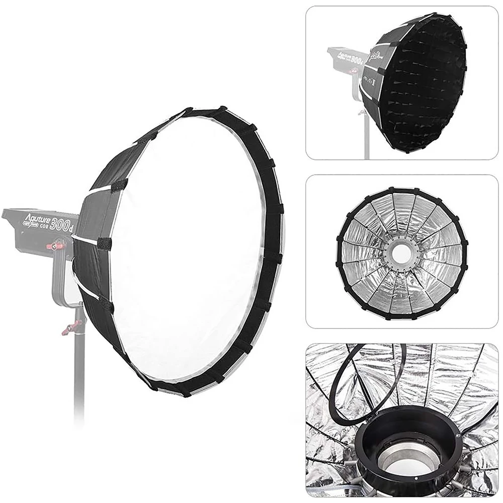 Aputure Light Dome mini II soft box Flash Diffuser for Light Storm 120 and COB 300 series Bowens mount LED lights