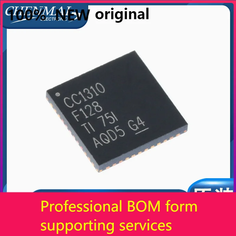 

Оригинальный продукт SMD CC1310F128RGZR QFN-48 беспроводной микроконтроллер малой мощности новый оригинальный Оригинальный оригинальный чип IC 100% ори...