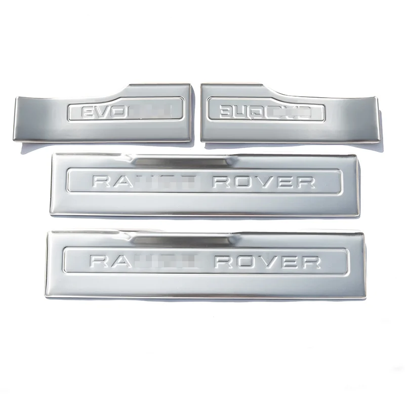 

Накладка на порог двери из нержавеющей стали, накладки на пороги для Range Rover Evoque 2012-2018, автомобильная приветственная педаль 4 шт./компл.