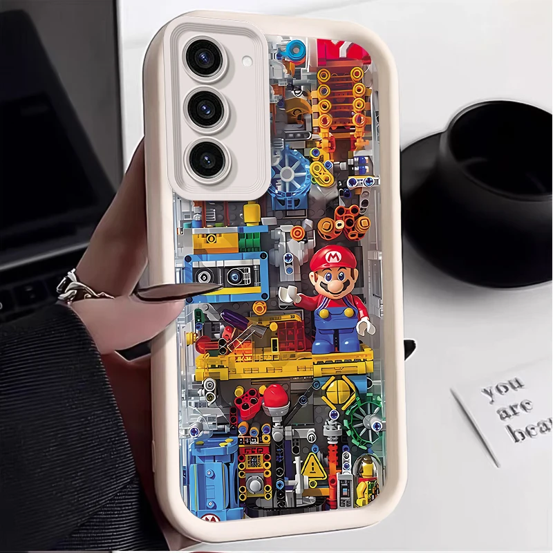 Фото Мягкий чехол Super M-Mario B-Bros для Samsung Galaxy S26 S25 S24 Ultra S23 S22 S21 Plus S20 FE A56 A55 A54 A53 A52 4G 5G, задняя крышка №5