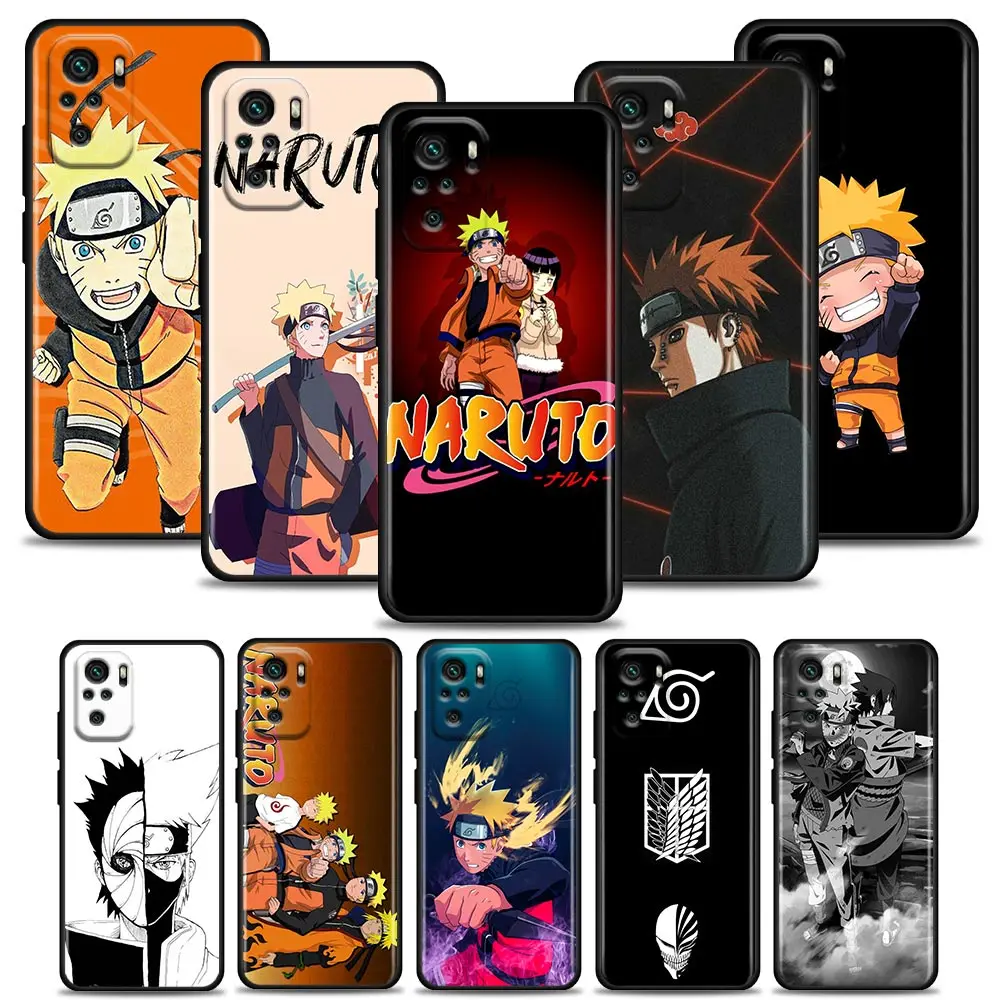 

Cute Cartoon Anime Naruto Phone Case for Redmi 6 6A 7 7A 8 8A 9 9A 9C 9T 10 10C K40 K40S K50 Pro Plus TPU Case BANDAI