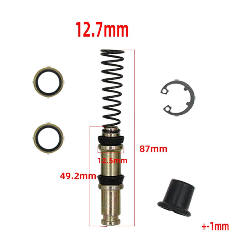

Тормозной насос для мотоцикла, скутера, передний и задний главный цилиндр, поршневой сальник, кожаная чаша, ремонтный комплект 14 мм, 12,7 мм, 11 мм