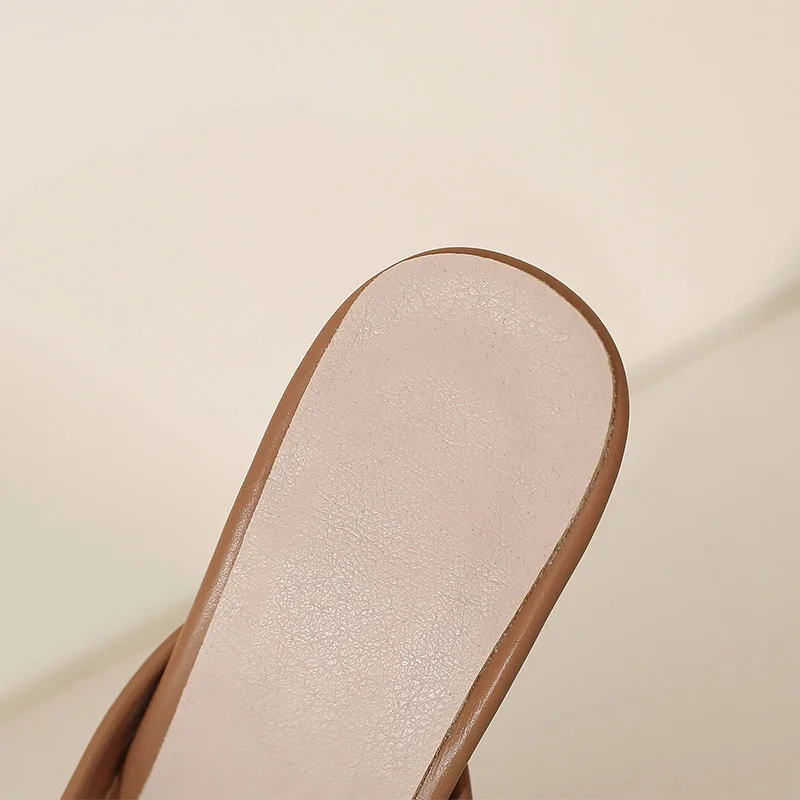 Fashion Women's Sandals Open Toe Mid Heel Square Toe Sandals Cross Strappy Summer Shoes 2023 New Sandals