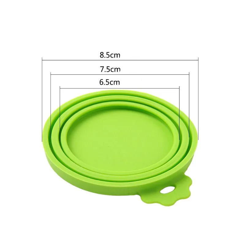 Silicone Canned Lid Sealed Feeders Food Can Lid for Puppy Dog Cat Storage Top Cap Reusable Cover Lid Health Pet Daily Supplies images - 6