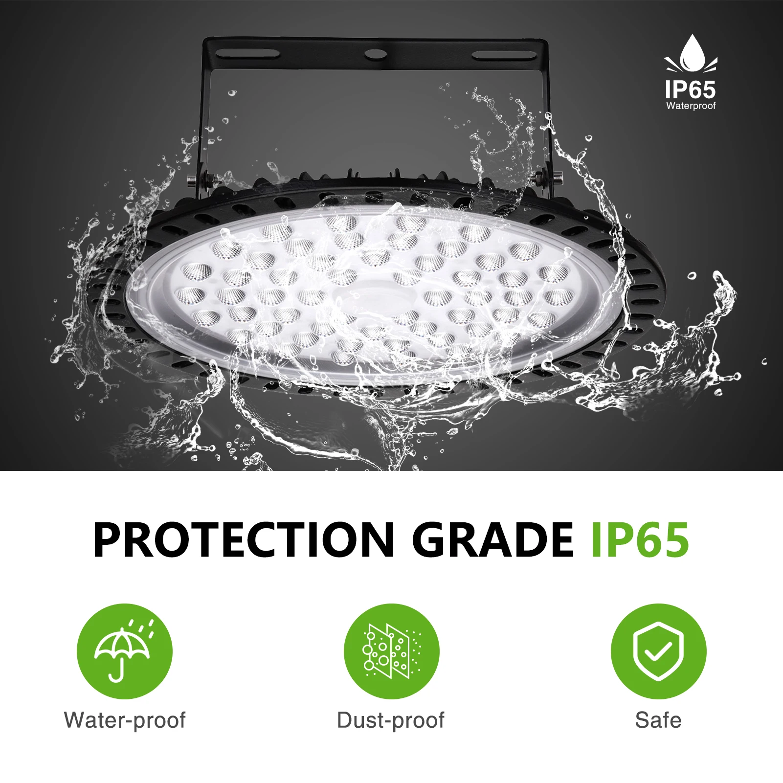 Светодиодный светильник UFO для высоких промышленных помещений