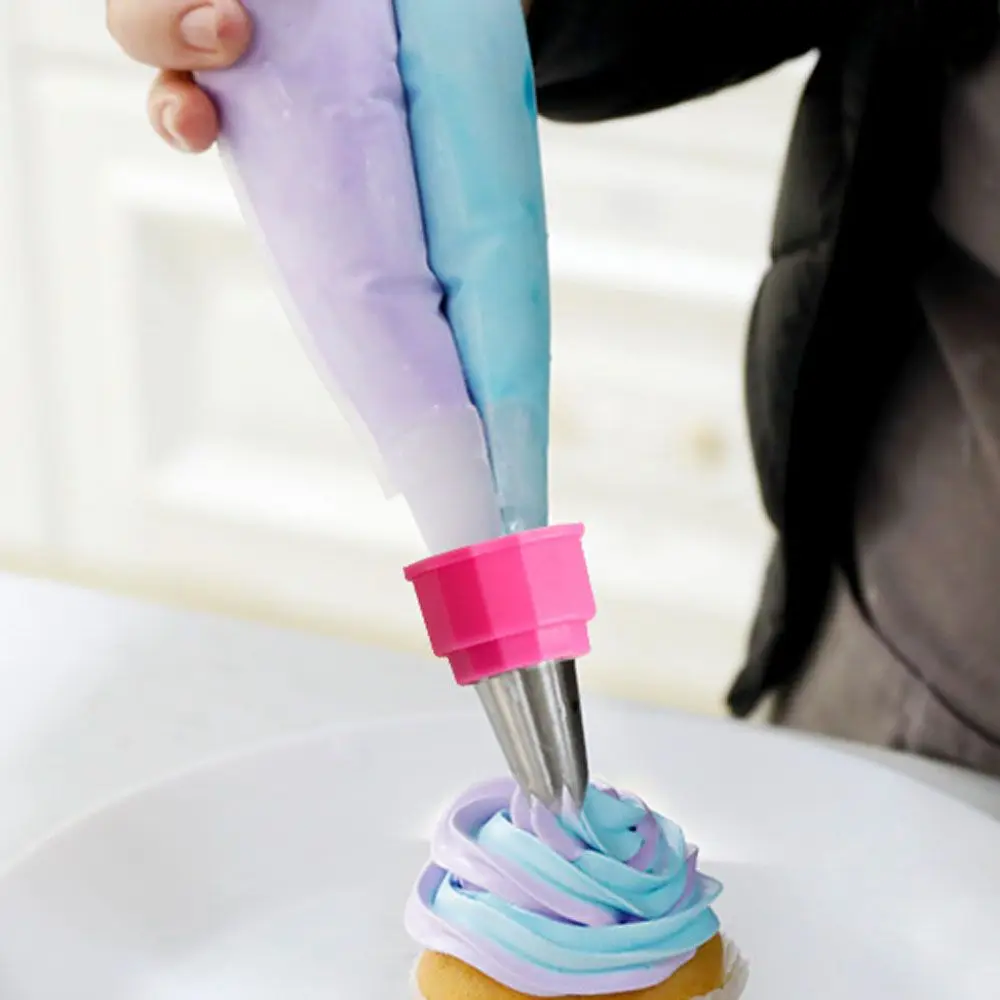 Двухцветные силиконовые инструменты для выпечки: конвертер торта сливочный