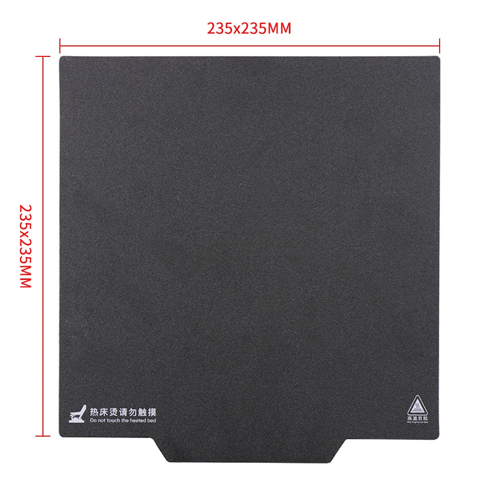 150x150/235x235mm Magnetic Bed 3D Printer Build Plate Flexible Surface with Handle for Creali Ender 3 Pro V2 Platform Mat loading=lazy