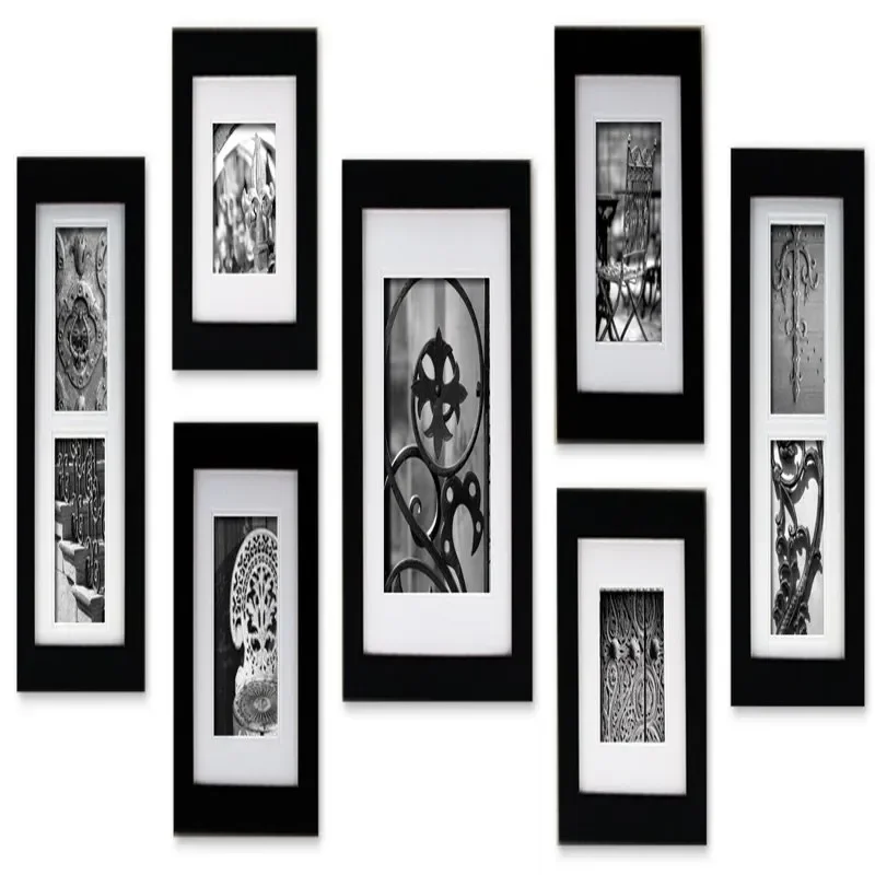 

Create a Gallery 7 Piece 11x14 Gallery Frame Kit, Black