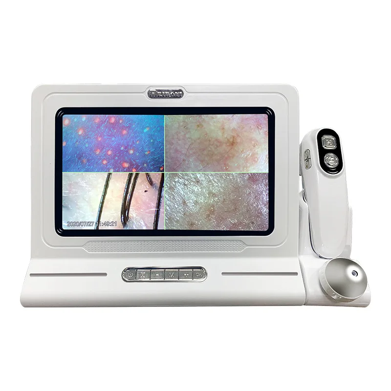 

Scalp Hair Follicle Detector Skin Detector HD Four-Grid Contrast Photo Storage Dual Lens