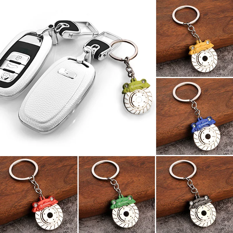 

New multi-color car brake key chain fashion men and women car bag key chain pendant wholesale