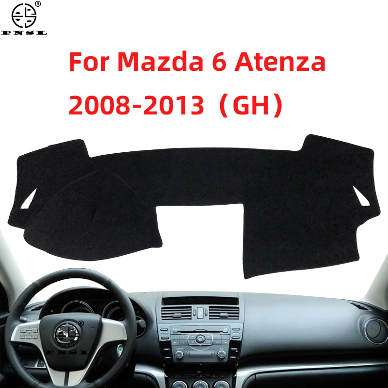 

Чехол для приборной панели MAZDA 6 GH 2007 ~ 2012 ATENZA 2008 ~ 2011 GH1, коврик для приборной панели, коврик для приборной панели, накидка, защита от солнца