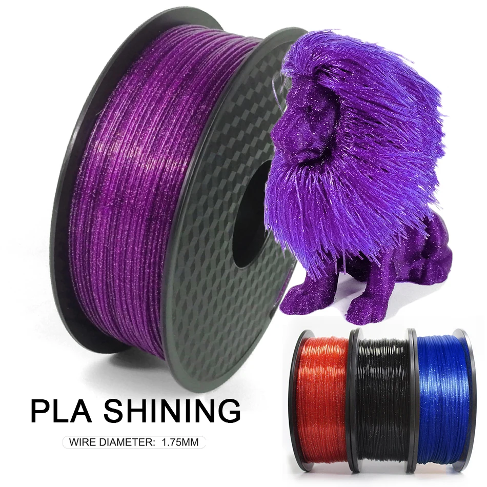 Filament Sparkle Shining 3d Printing Material Glittering Pla Filaments