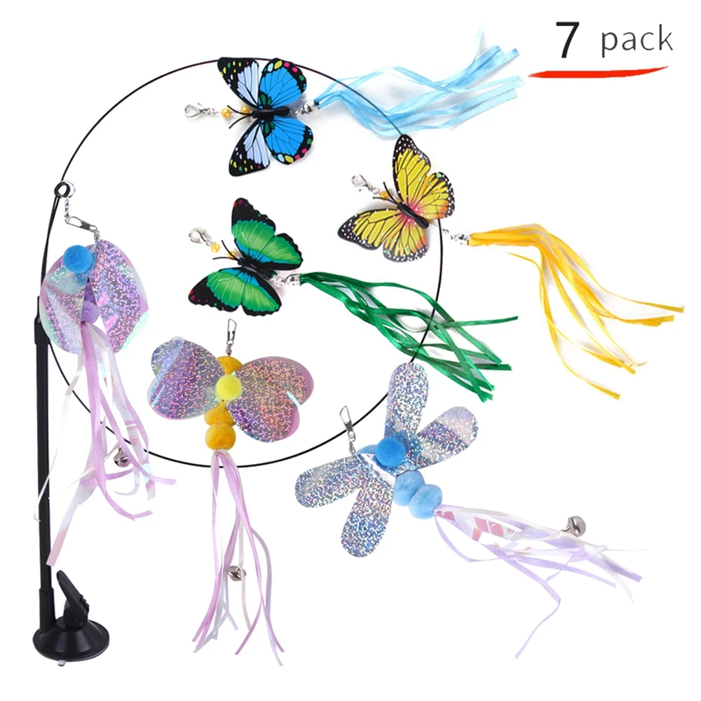

Automatic Funny Cat Stick for Small Medium Cats Cat Stick Toy Interactive Cat Feather Toy Cat Toys