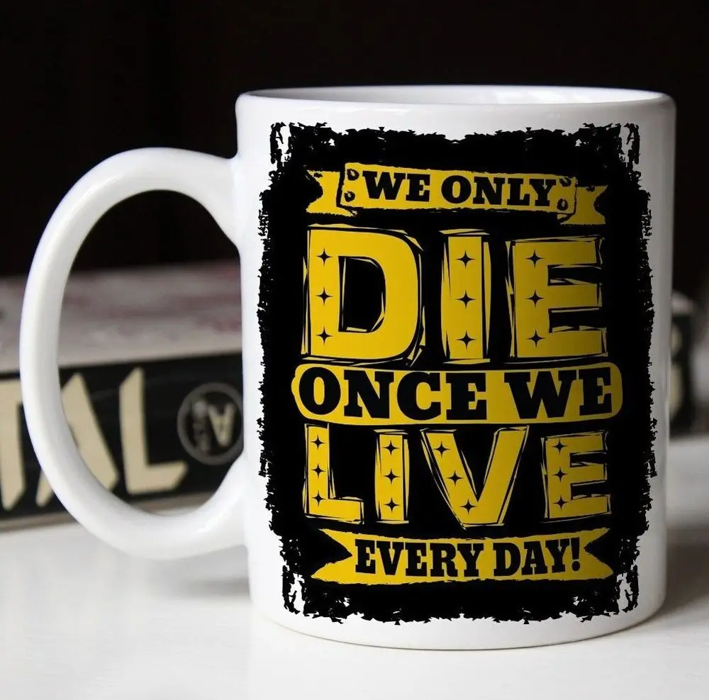 

Personalised Printed Cups Funny Quotes Tea Coffee Ceramic Gift Mug,15Oz