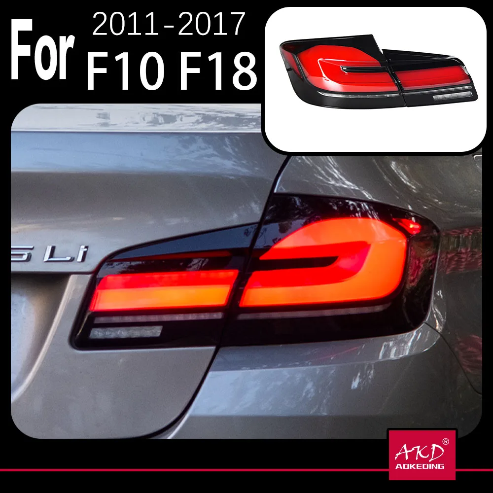 AKD модель автомобиля для BMW F10 светодиодный задсветильник 2011-2017 F18 задний фонарь 520i