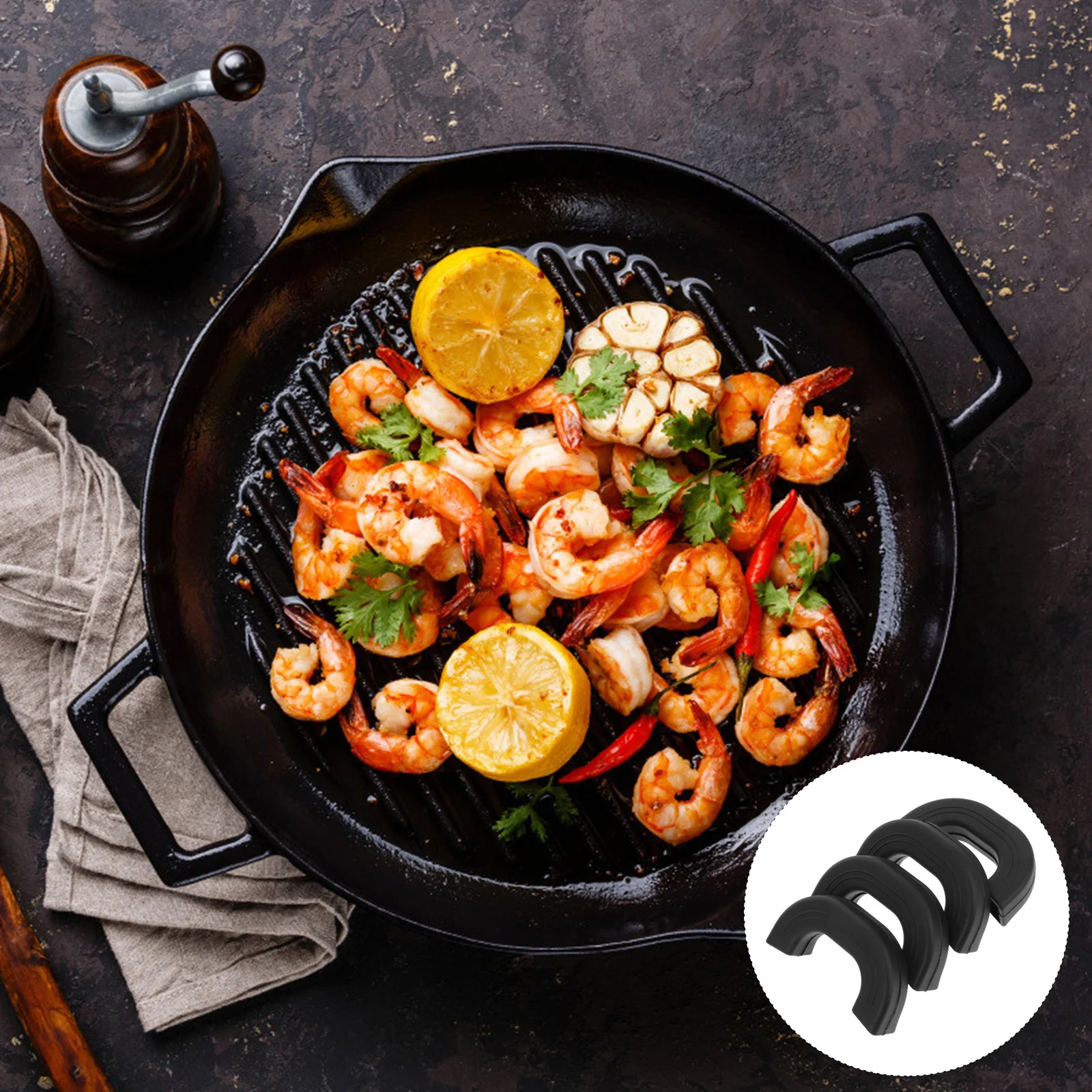 4 шт. серьги-горшки сковорода кухонные инструменты защита для горячей ручки