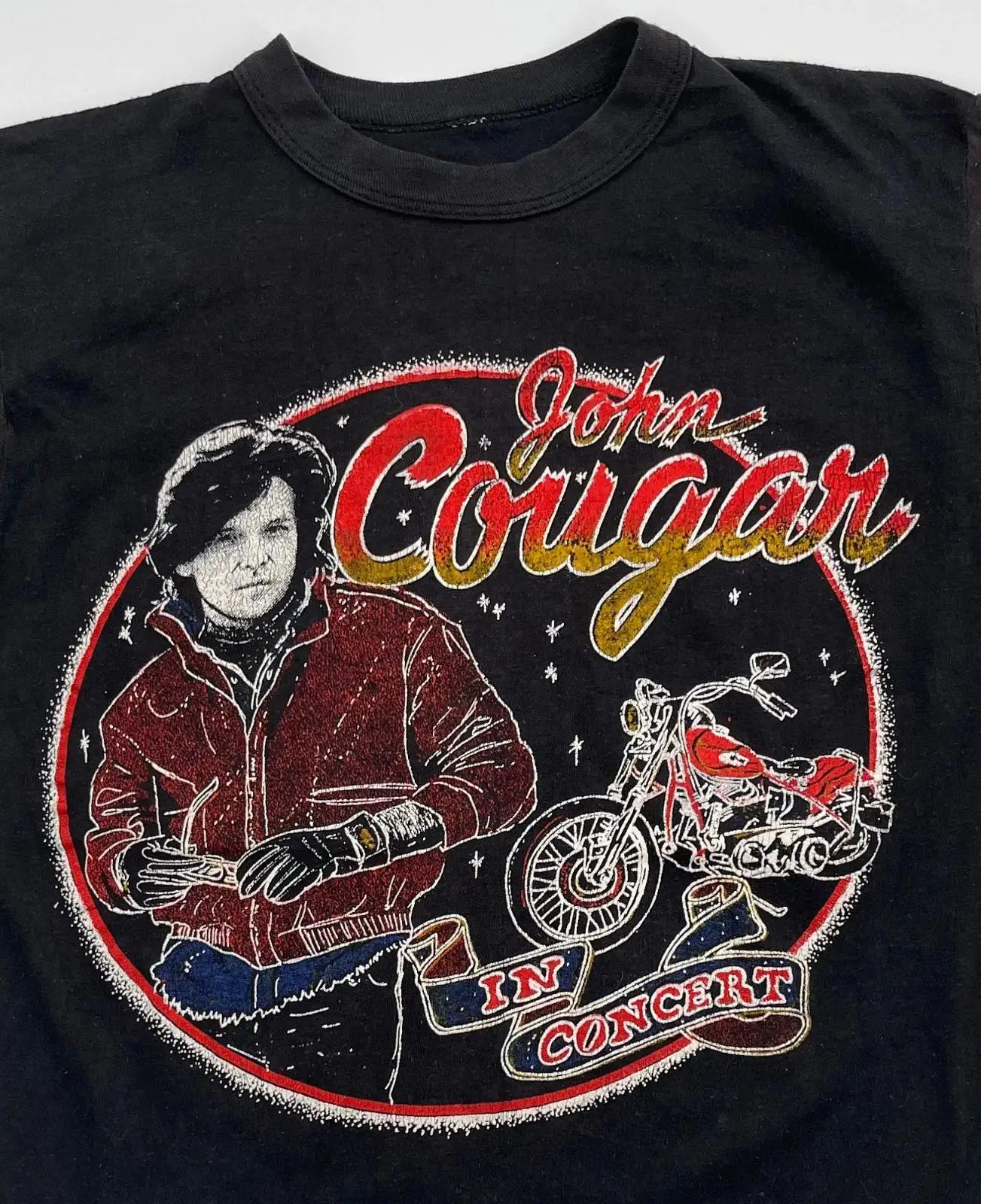 John Cougar Mellencamp VTG в фотографиях, классическая черная унисекс фотография CC3611