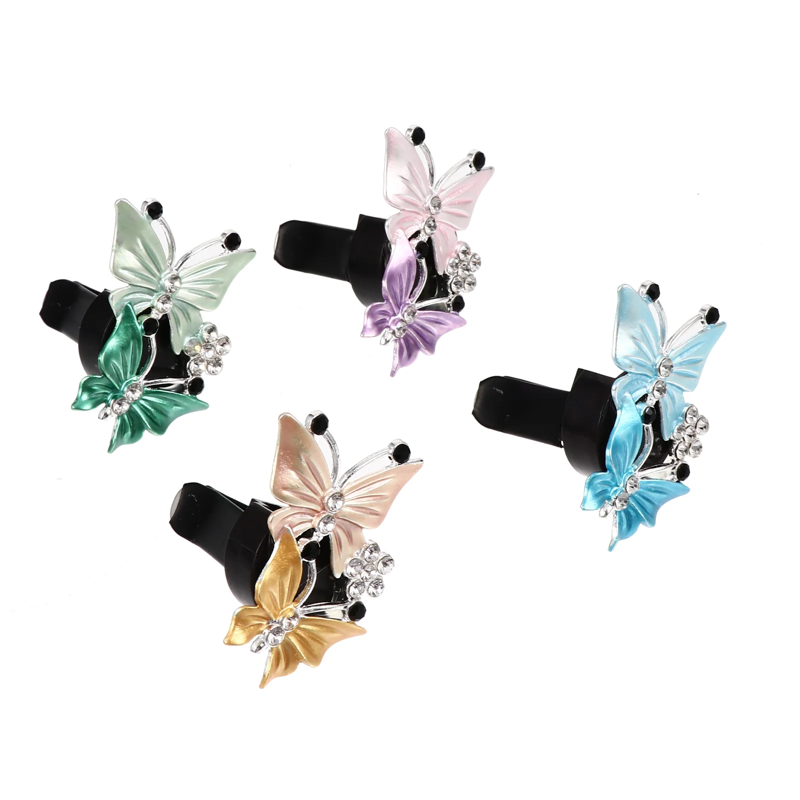 

4pcs Essential Oil Vent Clip Car Interior Decoration Air Conditioning Outlet Diffuser Clip for Car