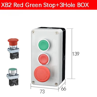 НОВЫЙ XB2 металлический кнопочный переключатель, блок управления, старт-стоп, промышленная идентификация, символ самосброса, круглый аварийный выключатель