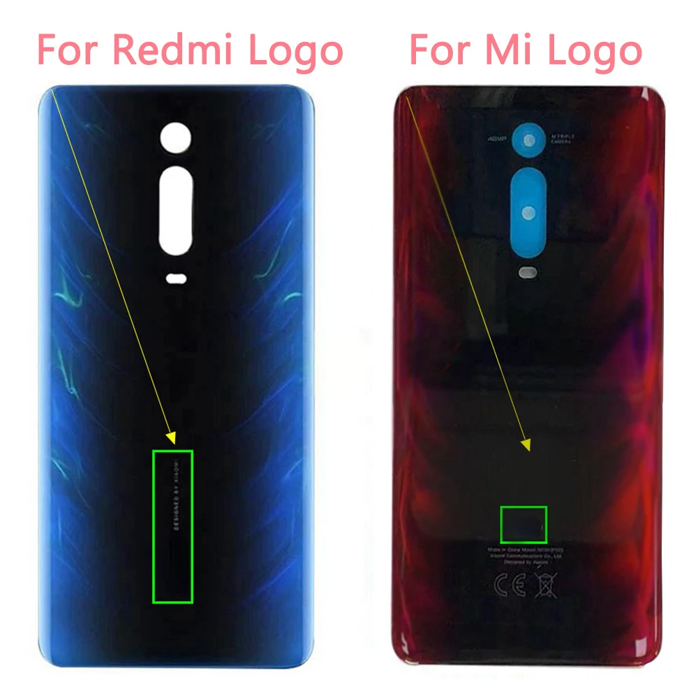 

2022 Trend For Xiaomi Redmi K20 Back Battery Cover Door Rear Glass Housing Replacement For K20 Pro Battery Cover Mi 9T Pro housi