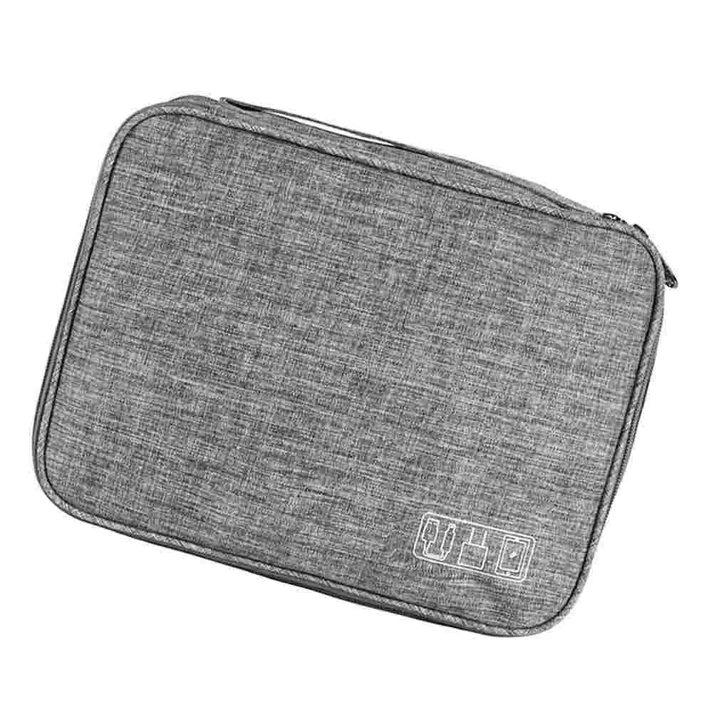 

Multifunctional Data Cable Storage Bag Tablet Pouch Portable Bag