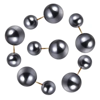 6 pearl brooch pearl safety pearl brooch for sweater shawl for woman wedding party cloth gray