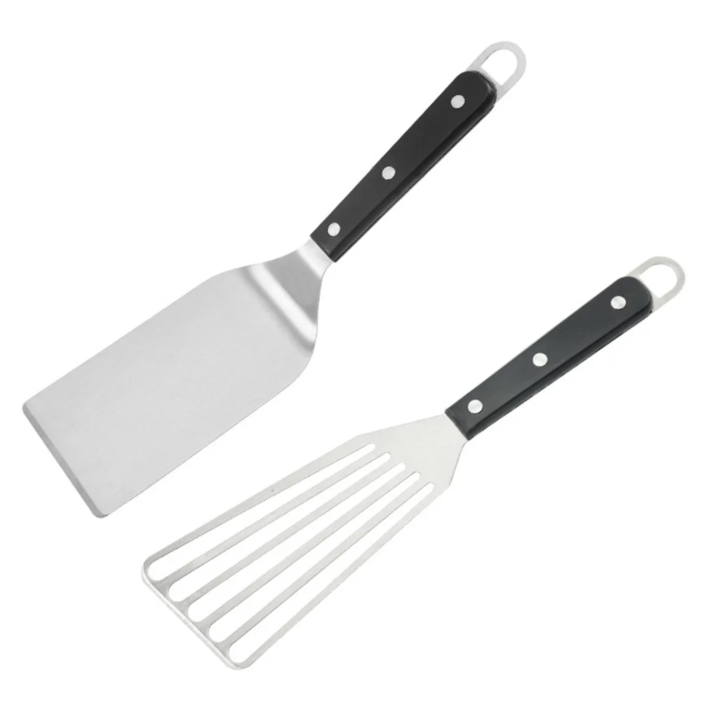 

Spatula Turner Slotted Steak Metal Steel Kitchen Stainless Pizza Pancake Flipper Baking Egg Non Flat Stick Frying Spatulas Fried