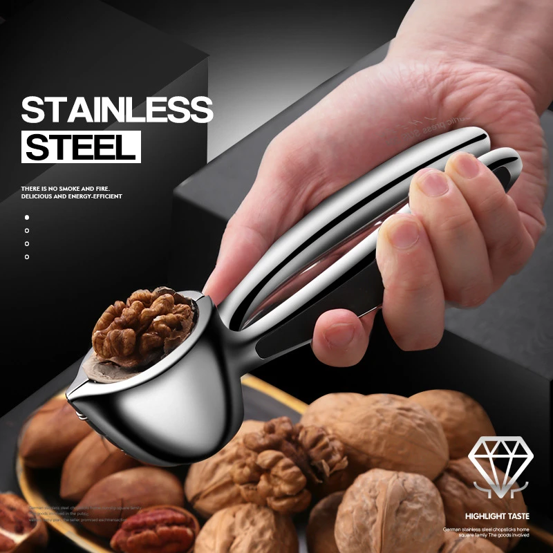 

Portable Nut Cracker Kitchen Gadgets Tool Sheller Almond Walnut Hazelnut Opener Metal Opener Nutcracker Kitchen Accessories