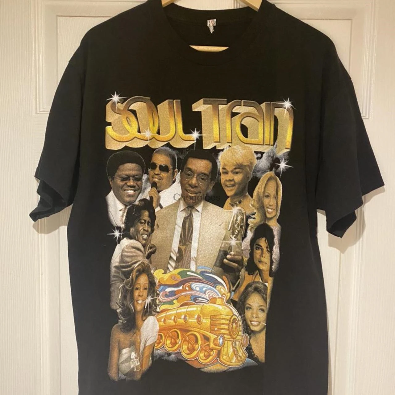 Винтажная Футболка со шлейфом в стиле рэп |