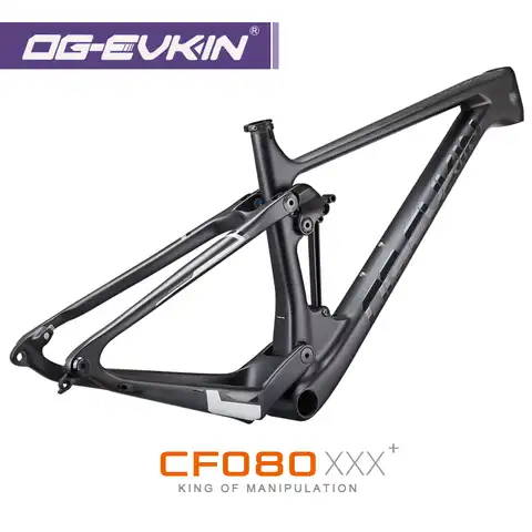 OG-EVKIN CF-080 карбоновая полная Подвеска для горного велосипеда 29er 12V Boost 12X148 Thru-Axle 2,35 шина BB92 MTB велосипедная Рама диска