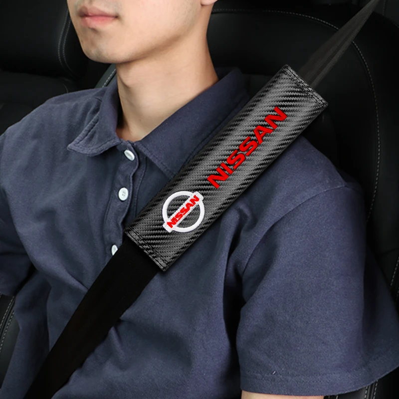 

2PCS Car Seat Belt Shoulder Pads Driver Safety Strap Cover For Nissan Bmw Audi STI AMG Volvo Vw Lada Mini Benz Honda Peugeot FR