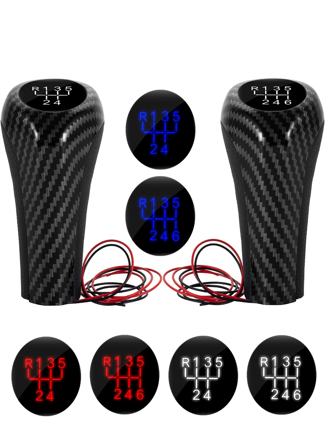 

MT Gear Shift Knob LED 5 6 Speed Shifter Stick Lever for BMW E46 E90 E60 E39 E92 E30 E36 E63 E87 E61 E91 X1 X3 X5 1 3 5 Series