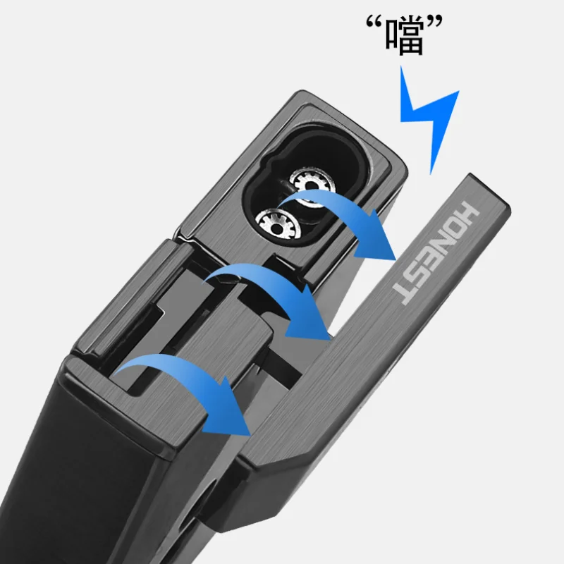 Честный металлический ветрозащитный двойной синий огонь надувная лампа