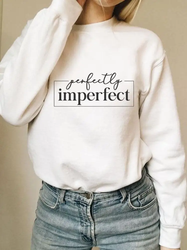 

Letter 90s Printing Trend Casual Print Female Graphic Sweatshirts Autumn Spring Fashion Pullovers Women Long Sleeve Clothing