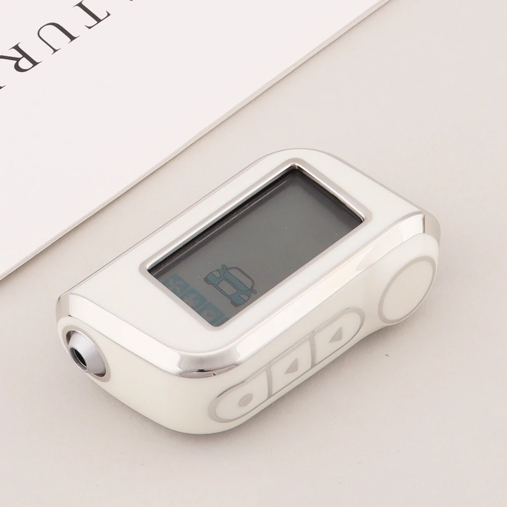 

ТПУ чехол для автомобильного ключа чехол-брелок для Starline A93 A63 Русская версия Двусторонняя Автомобильная сигнализация ЖК-пульт дистанционного управления брелок