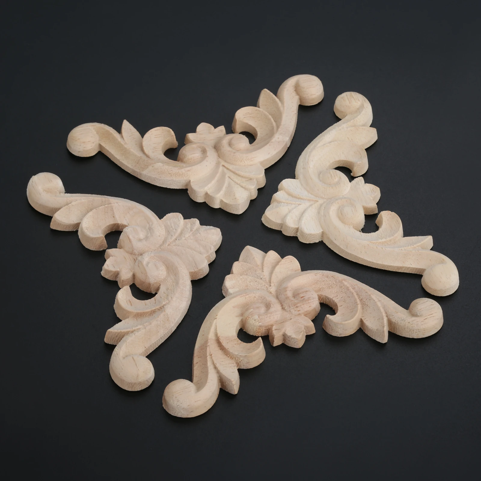 

Деревянные резные аппликации, 4 шт.