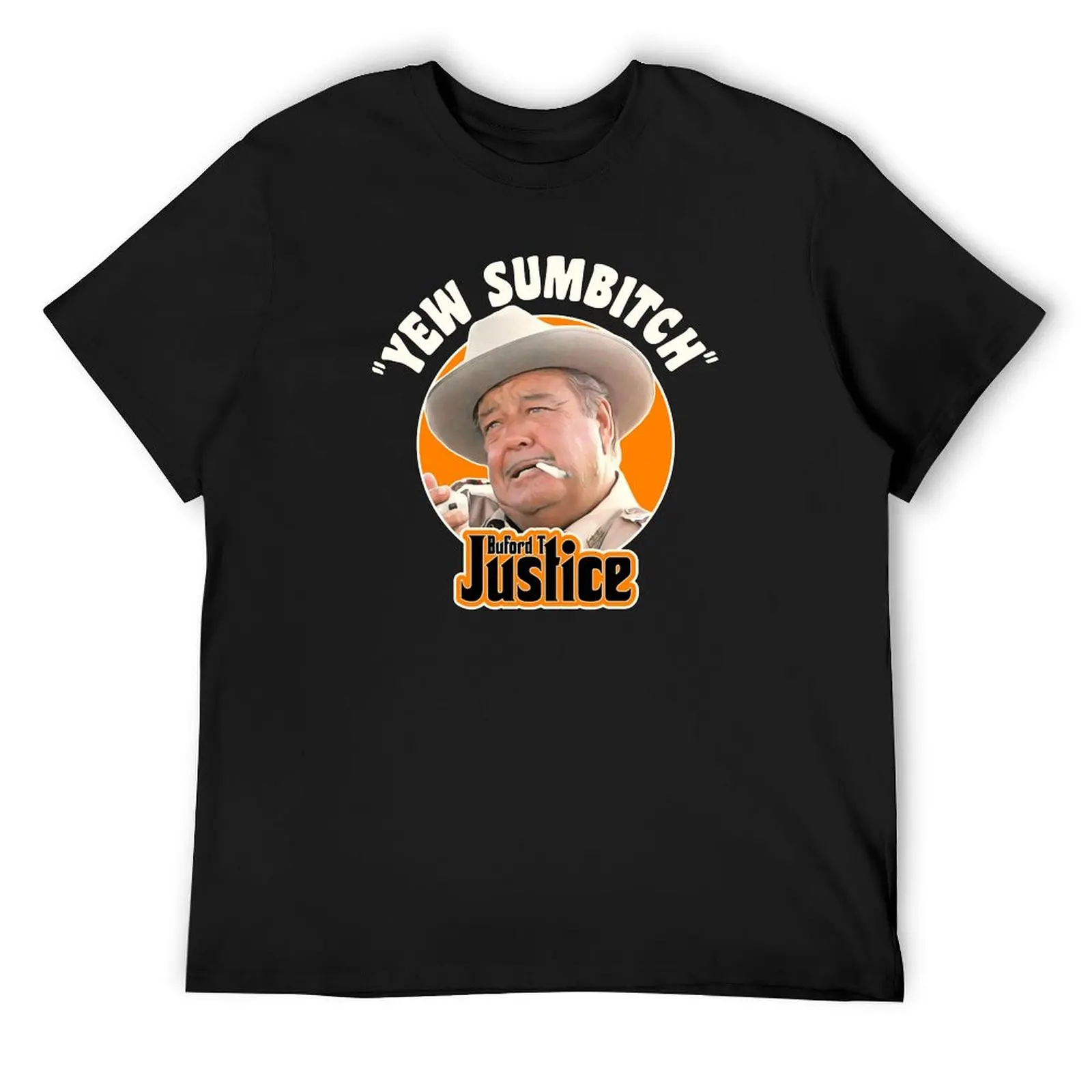 Футболка Buford T Justice Sheriff Smokey and the Bandit забавная футболка летние топы футболки