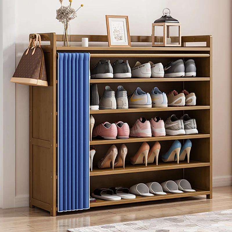 

Скандинавский деревянный держатель, органайзер для обуви, стеллажи для входа, аркадный органайзер для хранения обуви, простой Guardar Zapatos, дом...