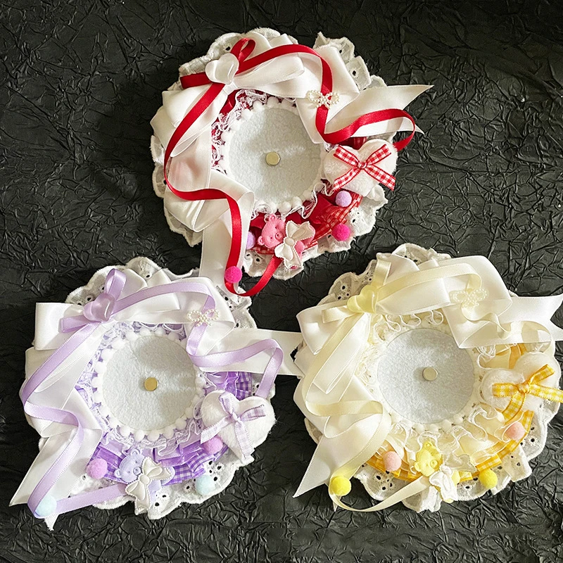 Кружевная сумка Ita держатель для бейджа Kpop милый маленький медвежонок бант