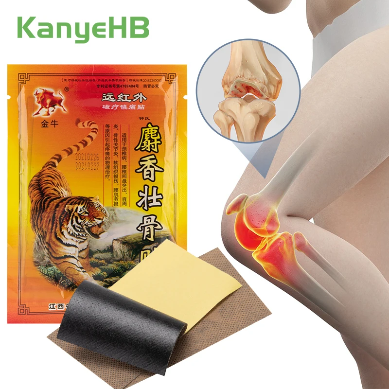 

8Pcs=1Bag Tiger Balm Pain Relief Patch Knee Arthritis Chinese Medical Plaster Rheumatism Joint Muscle Sprain Health Care H083