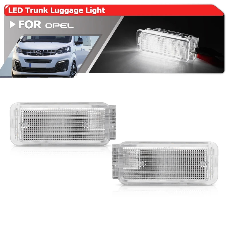 

2x подходит для 2019-2023 Opel Corsa F Zafira Life 2017-2023 Grandland X Combo E светодиодный внутренняя подсветка багажника
