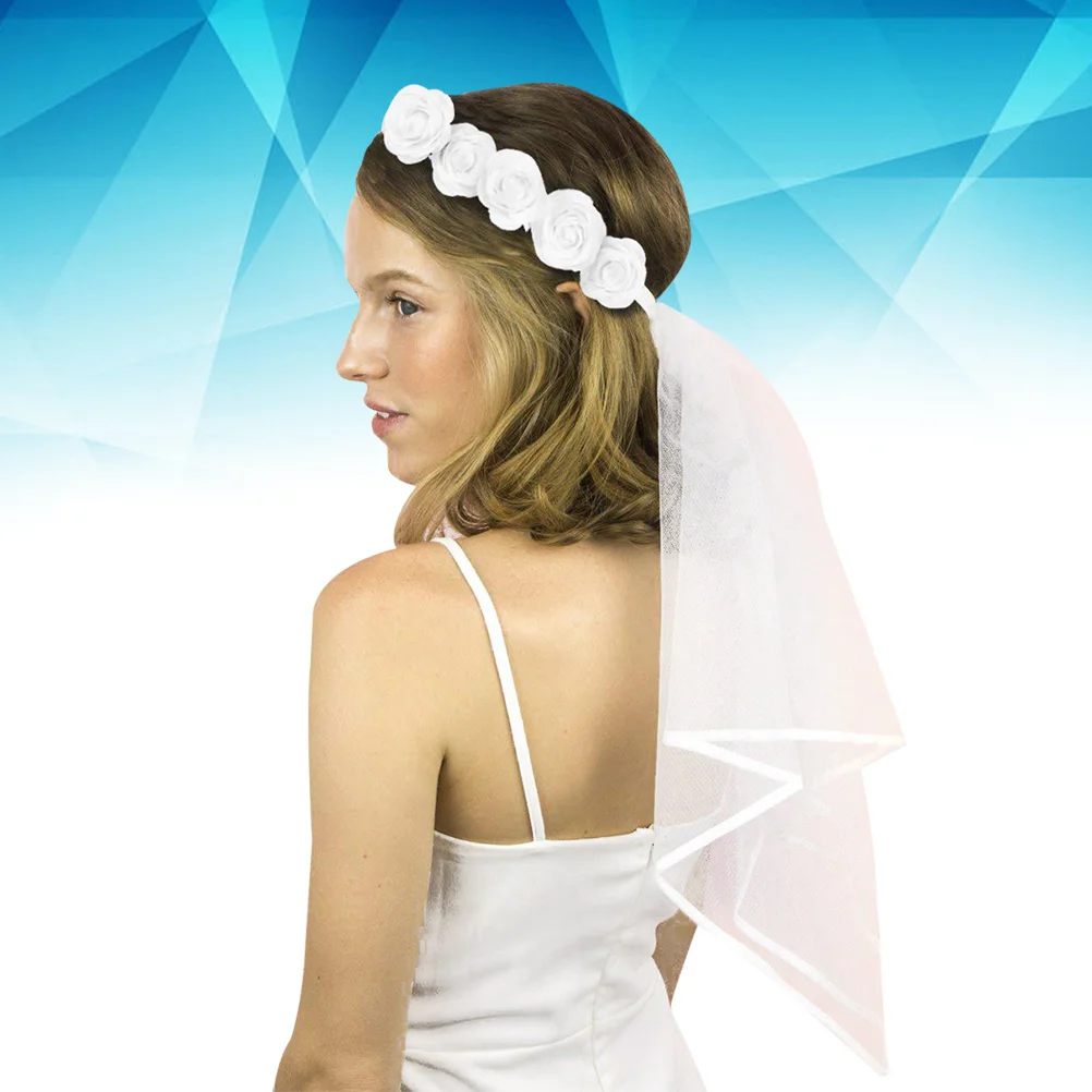 

Veil Bridal Bride Bachelorette Short Special Even Prom Girlaccessory Present White Wedding Party Supplies Engagement Fashion