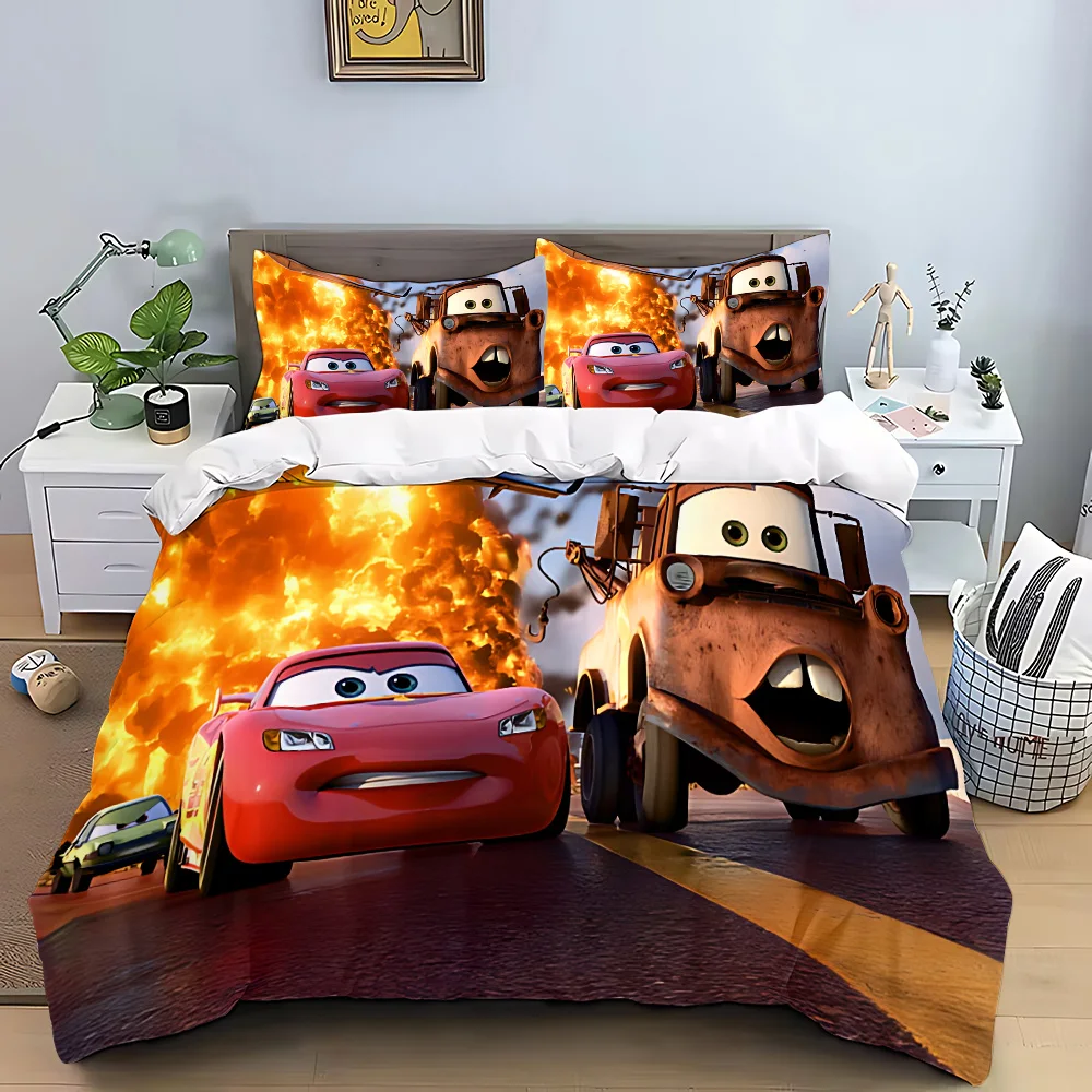 Пододеяльник Lightning McQueen наволочка комплект постельного белья для взрослых