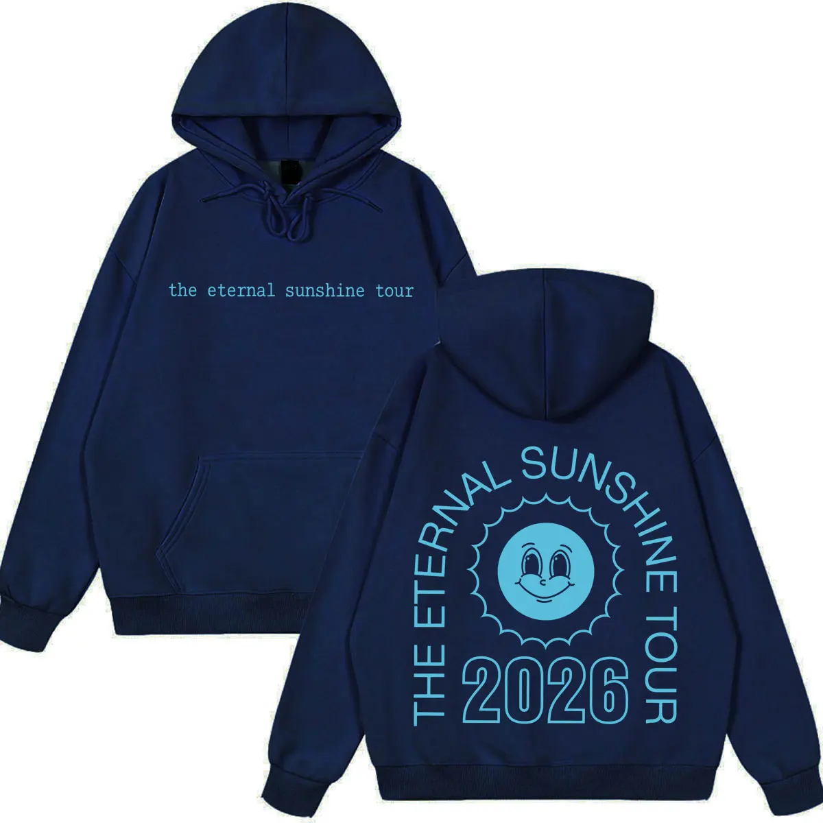 Фото Худи Ariana Grande The Eternal Sunshine Tour 2026: Модный свитшот унисекс с длинными рукавами, свободный крой №5