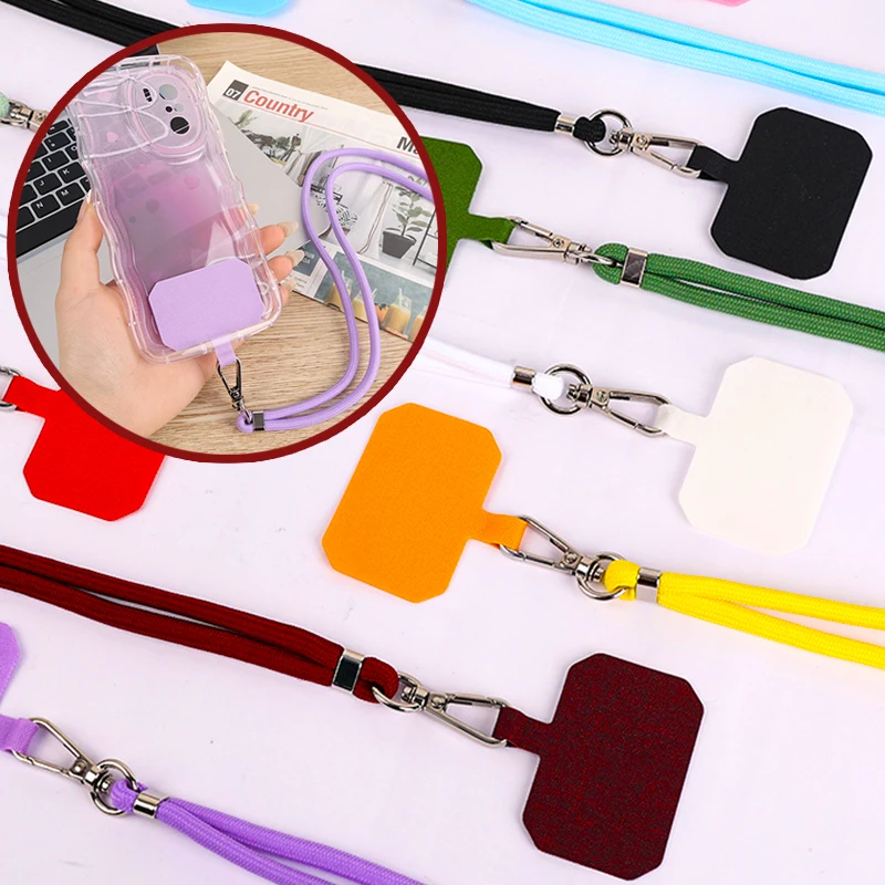 

Adjustable Mobile Phone Strap Lanyard Universal Crossbody Phone Lanyards Patch Neck Rope for Samsung Xiaomi iphone Hanging Cord