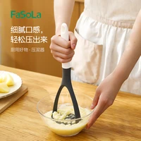 xiaomi potato squash masher non slip handle hangable easy to clean manual baby food supplement kitchen tools