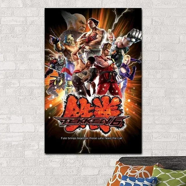 

Игровой аниме плакат Tekken 7 Heihachi, искусство, печать HD, Настенная картина, декор для гостиной, спальни, фреска