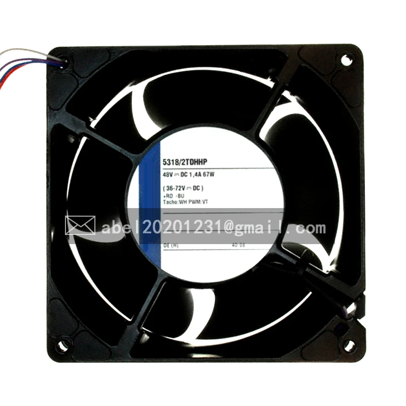 BRAND NEW 5318/2TDHHP DC48V 1.4A 67W 14050 COOLING FAN COOLER 140*140*50MM